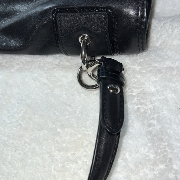 NWT Coach Black Leather Bag. - Picture 5 of 14